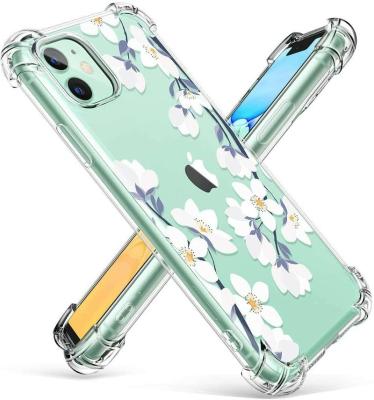 China Custom new arrival 3D matte flower tpu case OEM/ODM patter UV printing rmobile PC back cover for NEW 11 XR Se 11PRO XS XS MAX Ip 11 for sale