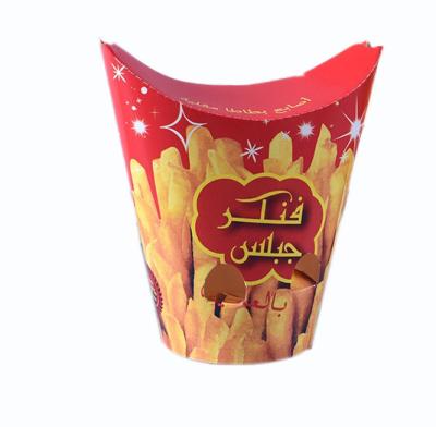 China 12oz Disposable 16 Oz Double Wall PE Paper Cup Single Wall Wholesale French Fries for sale