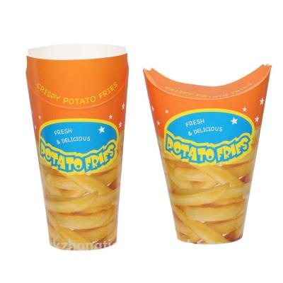 China New Design Medium Size Disposable 12 Ounce French Fries Box for sale