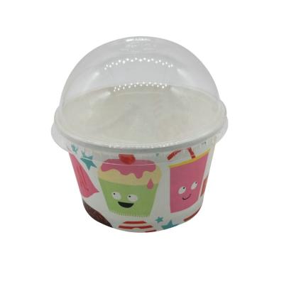 China 8oz Disposable /240ml Small Size Disposable Ice Cream Container For Sale for sale