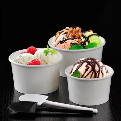 China 4oz 120ml Yogurt Ice Cream Disposable Paper Cup for sale