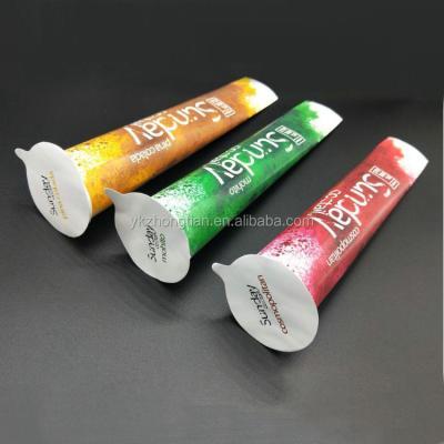 China 120ml Disposable Ice Cream Calippo Tube Disposable Paper Cup for sale