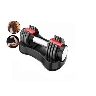 China New Dumbbell Powder Wholesale Price Detachable Home Fitness Dumbbell Iron/Plate/Adjustable Barbell 12.5LBS 5.5KG for sale