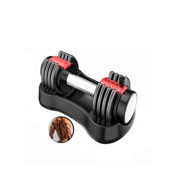 China Iron/Plate/Powder Customized New Dumbbell Detachable Home Fitness Dumbbell Adjustable Barbell 12.5LBS 5.5KG for sale