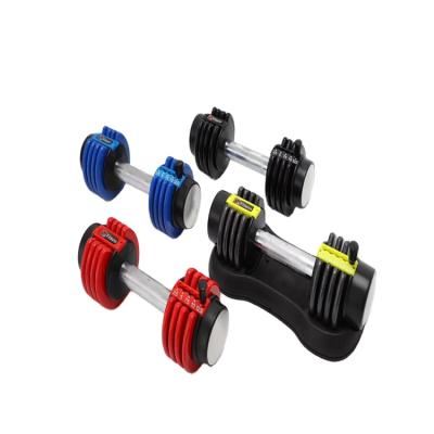 China Home Use 25lbs Adjustable Dumbbell Set From China For Bodybuilding for sale