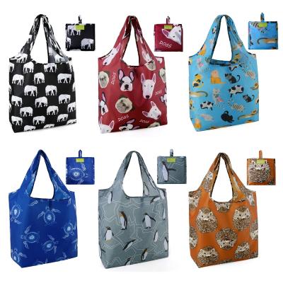 China Eco Friendly Custom Reusable Grocery Eco Friendly RPET Cotton Handled Shopping Bags for sale