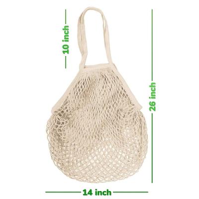 China Reusable Reusable Grocery Net Product Cotton Mesh Eco Friendly Organic Shopping Fruit Bag for sale