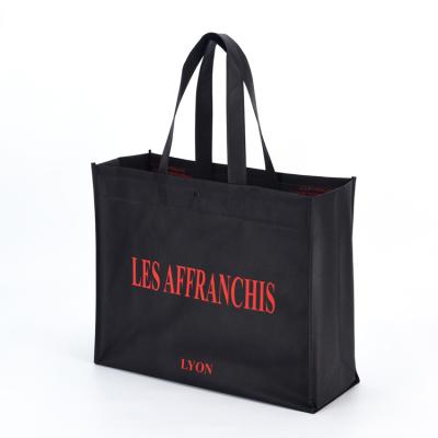 China Reusable Custom Design And Logo Printed Non Woven Bag Shopping Tote Bag For Wholesaler for sale