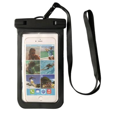 China Hot Selling Waterproof Portable Clear Waterproof Cell Phone Bag PVC Water Proof Phone Pouch for sale