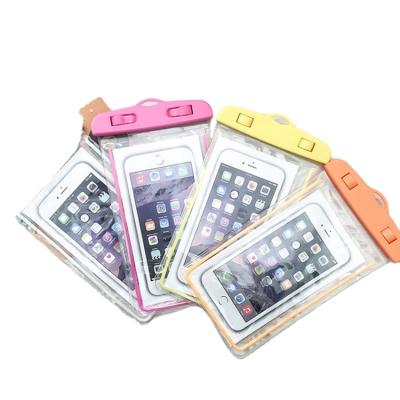 China Hot Selling Waterproof Portable Clear Waterproof Cell Phone Bag PVC Water Proof Phone Pouch for sale