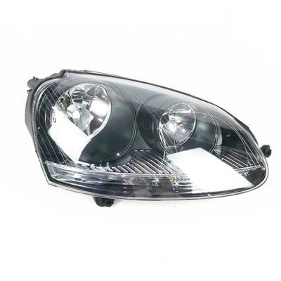 China For VW Golf MK5 Jetta Rabbit 2021 2005-2010 Good Quality New Car Chromed Headlight Black For Jetta Golf Mk 5 for sale