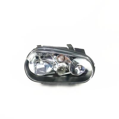 China High quality cheap auto parts for black smoked halogen head lamp for golf 4 HEADLIGHT Mk4 for GOLF 4 MK4-BLACK for sale