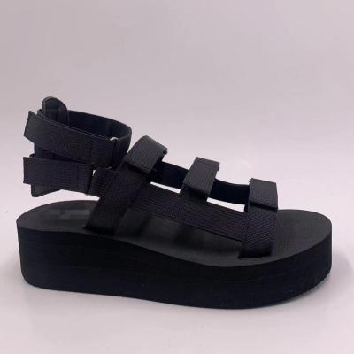 China 2022 fashion new unique style trend women's EVA sandal with soft and comfortable textile upper outdoor sandal for sale