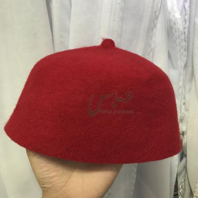 China High Quality Character 100% Men Cover Islamic Topi Wool Muslim Hat for sale