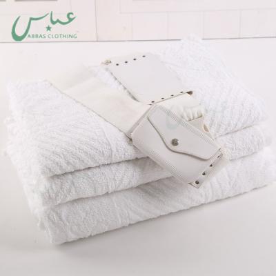 China 1600g 2021 800g Ihram Towel Pilgrimage High Quality Hajj Compressed Ihram for sale