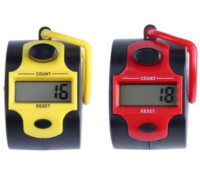 China Manual Digital Red Yellow Casual Tally With Ring, Handheld Golf Clicker, Electronic Tally Counters for sale