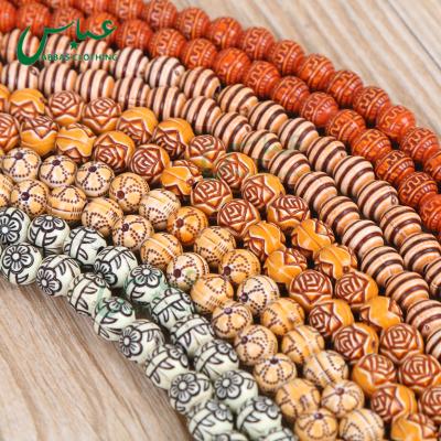 China Wholesale Cheap Muslim Prayer Beads 8MM Muslim Rosary PB036 Engraving for sale