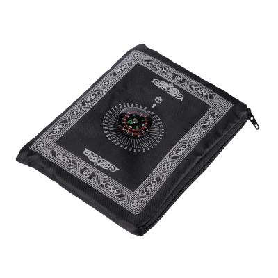 China Portable Blanket With Islamic Prayer Mats Prayer Mats For Muslims Travel Pocket Cover Prayer Mat Qibla Finder Compass for sale