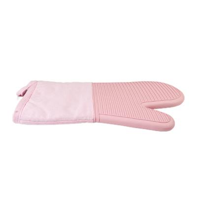 China Non-slip Heat Resistant Gloves Oven Baking Hot Pot Silicone Microwave Waffle Pot Holders GRILL Heat Insulation Oven Mitt for sale