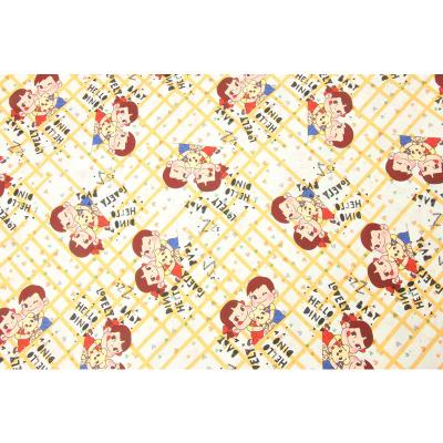 China Organic Factory Wholesale Price Provide Customized Pattern And Dropshopping 110g/yard Cotton Woven Fabric Printed 100% Japanese Girl for sale