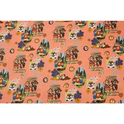 China Organic Factory Direct Wholesale Fabrics Sew Clothes Dress Patchwork DIY Material 100% Cotton Fabric Printed Cartoon Chip And Dale for sale