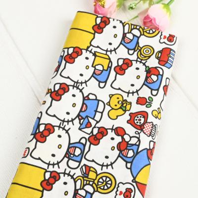 China Cartoon 100% Organic Cotton Fabric For Clothing Textile Breathable Brand Custom Sewing Manufacturer Printed Cotton Woven Poplin Fabric for sale