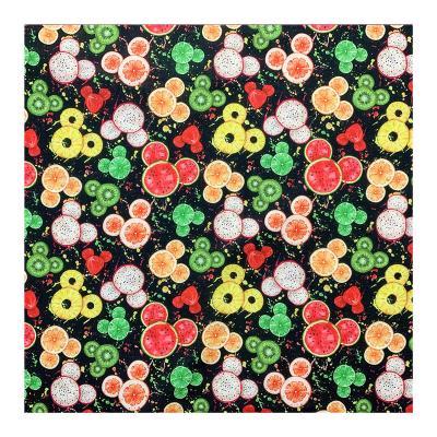 China Breathable Factory Direct Sale Printed Fabrics 17 Cartoon Mouse Patterns Good Quality Digital Printing Mickey Polyester Fabric For Dress for sale