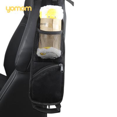 China New-fashion High Quality Mesh Bag Car Seat Side Storage Pocket Organizer Hanging Bag Car Seat Side Organizer for sale