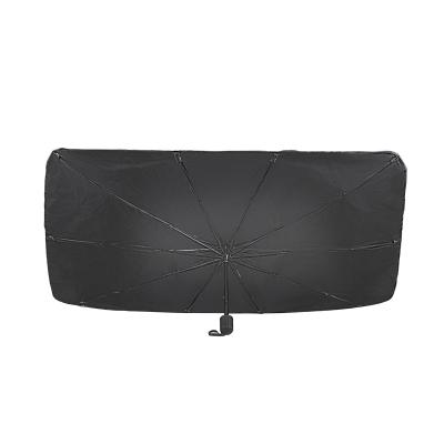 China New Trend Sports Car Umbrella Sunshade Cover Foldable Car Windshield Sun Block UV Shade Umbrella For Car Front Window for sale