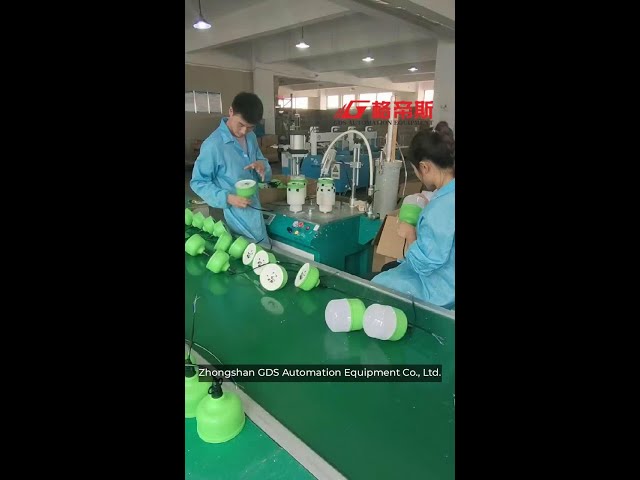 led bulb industrial glue dispensers 200w bulb punching machine 0 - 300 rpm with eight station