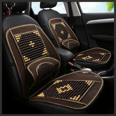 China Cool For Summer Cooling Wooden Beads Massager Car Cushion Summer for sale