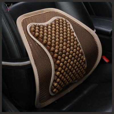 China Car Bead Massage Wood Back Waist Support Cushions Cars Accessories 2018 for sale