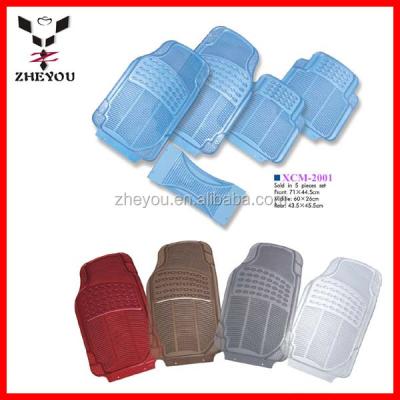 China Keep your car clean and beautiful 5pcs sets transparent PVC car mat for sale