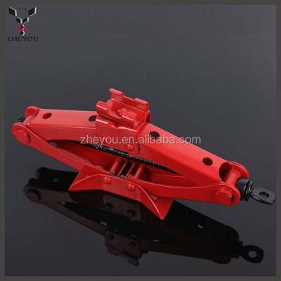 China Popular Car Jack Red 1ton Manual Hydraulic Scissor Jack Parts for sale