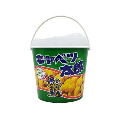 China With Handle Plastic Stackable Round Shape Chips Bucket With Handle Maker for sale