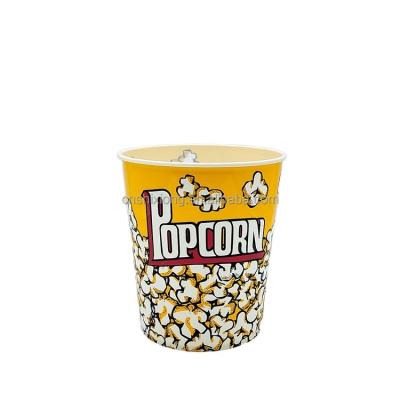 China Snack Plastic Bucket USA Large Single Wall Fashionable High Quality Plastic Bucket for sale