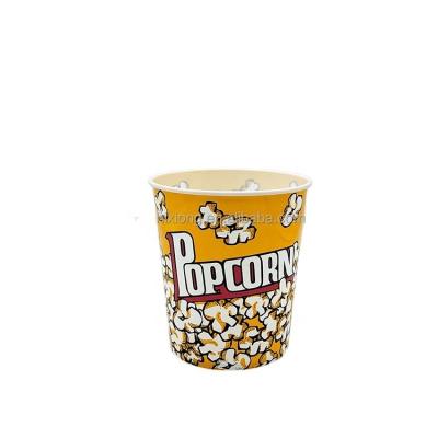 China Factory Wholesale Custom Single Wall Logo Printed Popcorn Buckets Plastic Food Buckets/Cups Directly For Popcorn for sale