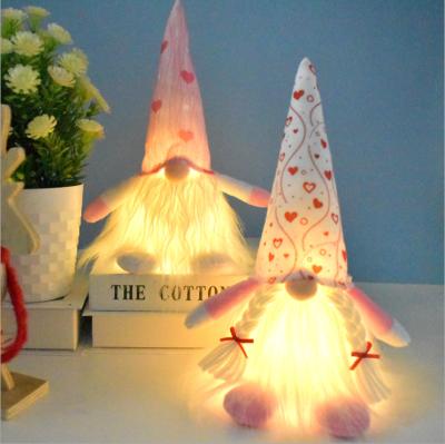 China New Rustic Valentine's Day Resting Night Light Children's Christmas Scene Window Decoration New Light Faceless Old Man for sale