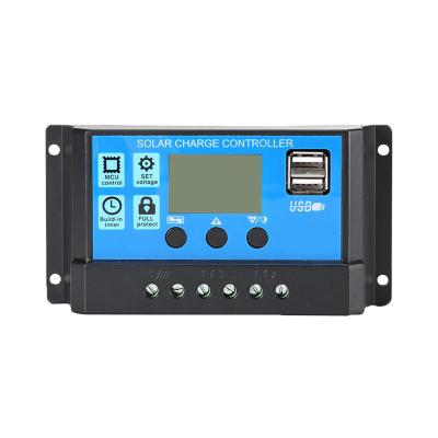 China 10a/20a/30a Solar Smart System Controller Dual USB Pwm Charging Charging Controller for sale