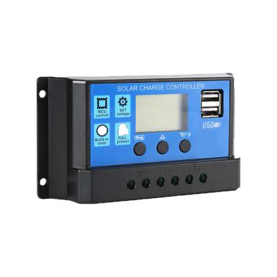 China 10a/20a/30a Solar Smart System Controller Solar System Controller Pwm Charge Controller Photovoltaic Charging Controller for sale