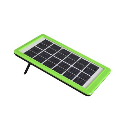 China China 3m Solar Panels Sunpanel 12 Panel Cells 6V 3W Plone Small Size Portable Charger Module Cheap & Customize (with optional multihead) for sale