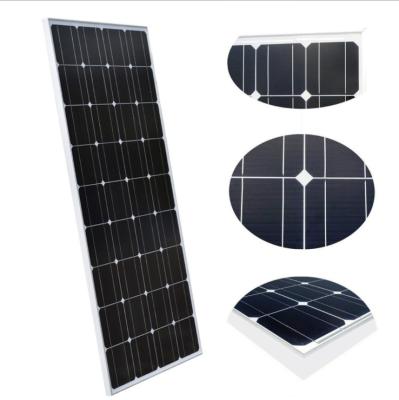 China Hot Selling Price 12V 120W Flexible Outdoor Solar Cell Solar Lamp Solar System Solar Panel Charging Panel For Home for sale