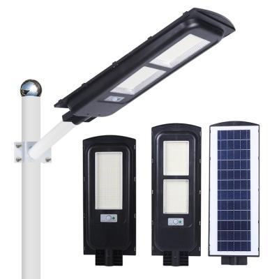 China Road Ip65 Outdoor Waterproof ABS Smd 50W 100W 200W 300W Integrated All In One Led Solar Street Light for sale