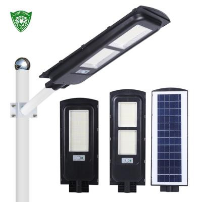 China Waterproof Ip65 Road Outdoor Smd 50W 100W 200W 300W Integrated All In One Led Solar Street Light for sale