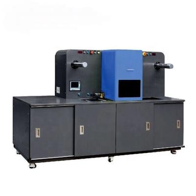 China Hot Sale Gold Water Cooled Laser Printing Reflective Adhesive Label Sticker Machine Materials Laser Cutting Die Cutter for sale