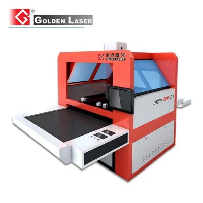 China Shoe Factory Goldenlaser inkjet dual head marking machine for leather shoe vamp line drawing for sale