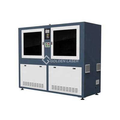 China Water Cooled Automatic Laser Cutter Laser Cutting Machine With CCD Camera And Roll Driver For Woven Labels for sale