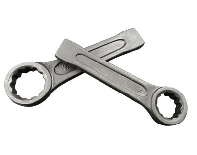 China Carbon Steel Trimming Ring Type Spanner Wrench Hammer Slugging Flogging Grabbing Trimming Wrench for sale