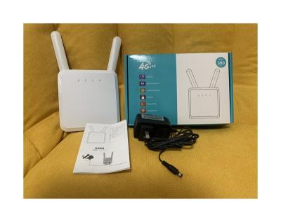 China 4G home CPE LTE cheapest dual antenna support nano 4G sim 300mbps wireless router for Europe Russia Asia Africa market for sale