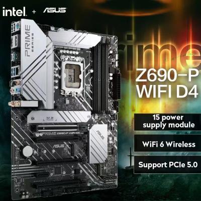 China Cheaper Intel Z690 P-D4 4*DDR5 Desktop Computer Game LGA1700 Motherboards ATX Super MAIN PC A-SUS Motherboard ddr5 Ram Cpus Processor for sale